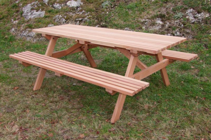 Table pique-nique en bois exo Forcanada